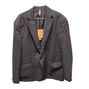 NWT Modern PJ Paul Jones Men's Black Blazer Business Casual Preppy Coat Size XL
